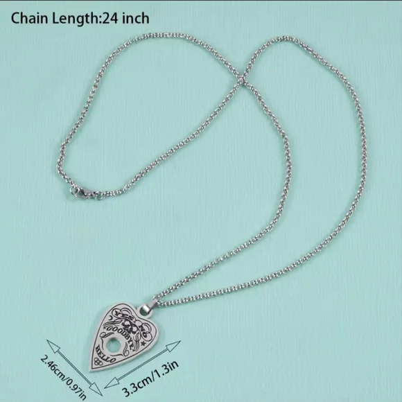 Ouija planchet necklace - Picture 4 of 4